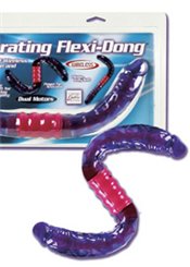 California Exotic Double dong flexible vibrant - Dual Vibrating Flexi-Dong
