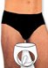  (inconnue) Slip Gode Latex Simple pour Homme - Slip mixte latex penis anal