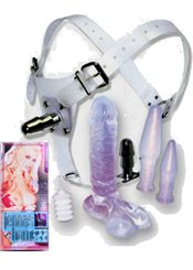 Doc Johnson Jenna's Harness - Ceinture Double Jelly Jenna