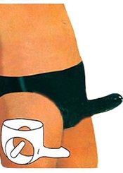  (inconnue) Slip Gode Latex à Gode pour Homme