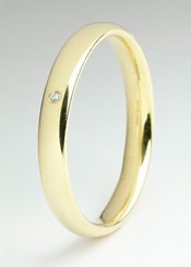 Mi-Su Cockring - Or et diamant