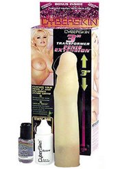 TLC (Topco Sales) Cyberskin Transformer 3" - Penis extension