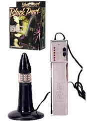 Seven Creations Black Pearl Rotating Butt Plug