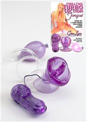 California Exotic Clitoris Turbo - Gina Lynn Vibrating Turbo Suction Tongue