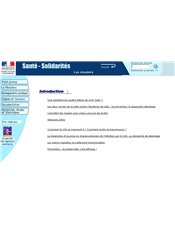   Ministère de la Santé et des solidarités