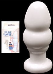 Doc Johnson Pure White Pleasure Plug - Blanc Pur