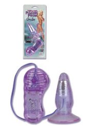 California Exotic Plug Vibrant  - Gina Lynn's Vibrating Pleasure Probe - SMALL