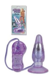 California Exotic Plug Vibrant  - Gina Lynn's Vibrating Pleasure Probe - MEDIUM