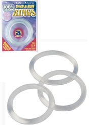  (inconnue) Cock & Ball Rings - Triple anneau penis