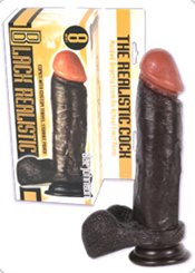 Doc Johnson Doc Johnson 8" Black - The realistic cock