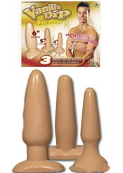 NMC Vanilla Dip Butt Plugs  - Coffret Trois Anus Plug
