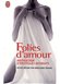 Avis Folies d'amour : Anthologie d'érotiques interdit